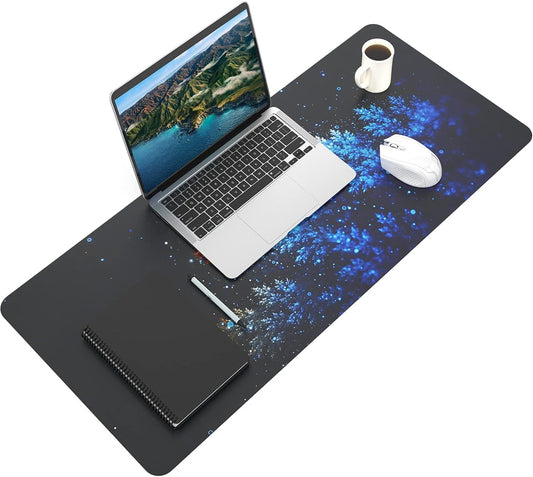 Transform Your Workspace with Our Stylish Large Desk Pad Mat! Perfect for Work, Writing, and Gaming - Waterproof & Durable! 35.4" X 15.7