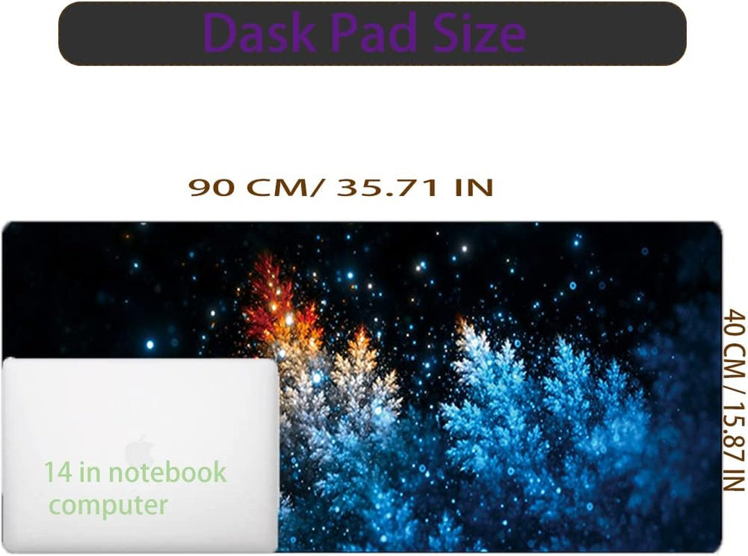 Transform Your Workspace with Our Stylish Large Desk Pad Mat! Perfect for Work, Writing, and Gaming - Waterproof & Durable! 35.4" X 15.7
