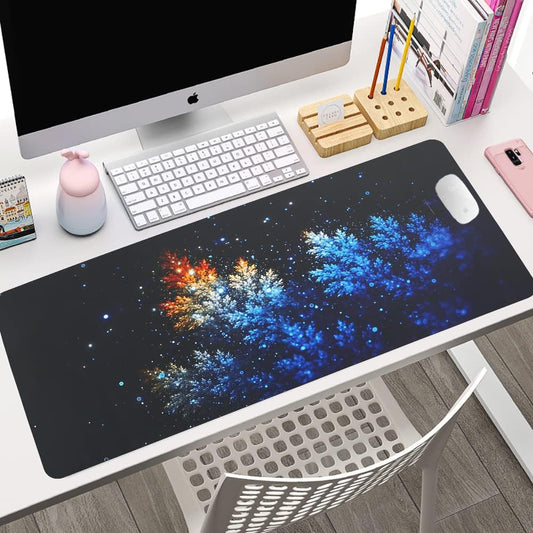 Transform Your Workspace with Our Stylish Large Desk Pad Mat! Perfect for Work, Writing, and Gaming - Waterproof & Durable! 35.4" X 15.7