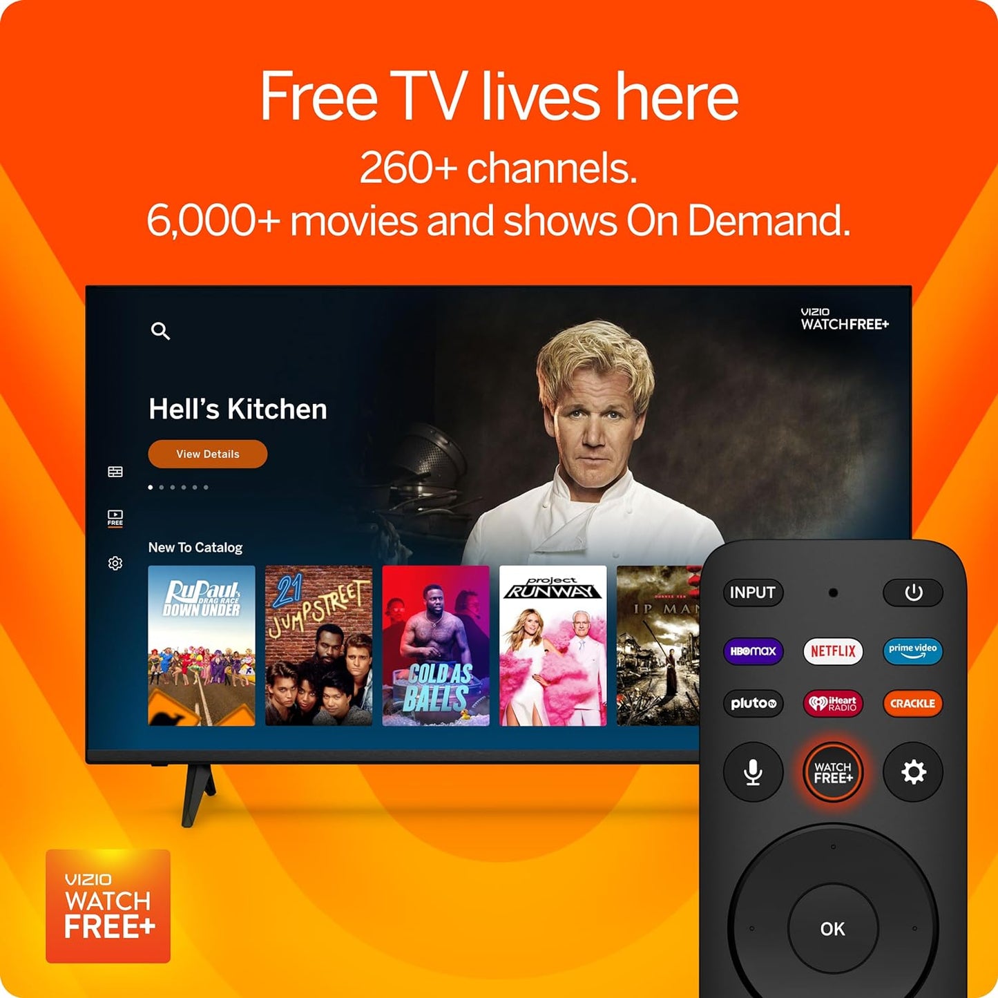 50-Inch 4K UHD V-Series Smart TV - Voice Remote, Dolby Vision, HDR10+, Alexa Compatible - 2022 Model