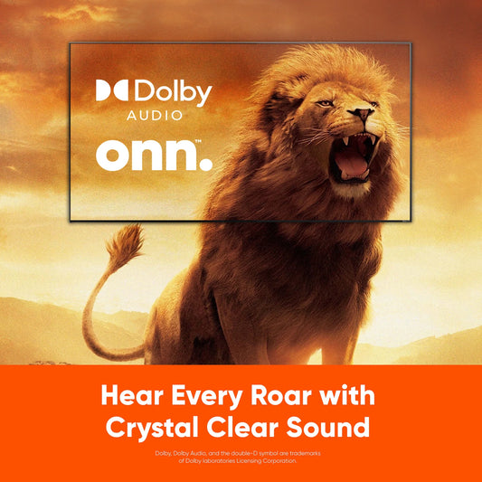 Experience Stunning Clarity with 65” 4K UHD LED Roku Smart TV with HDR