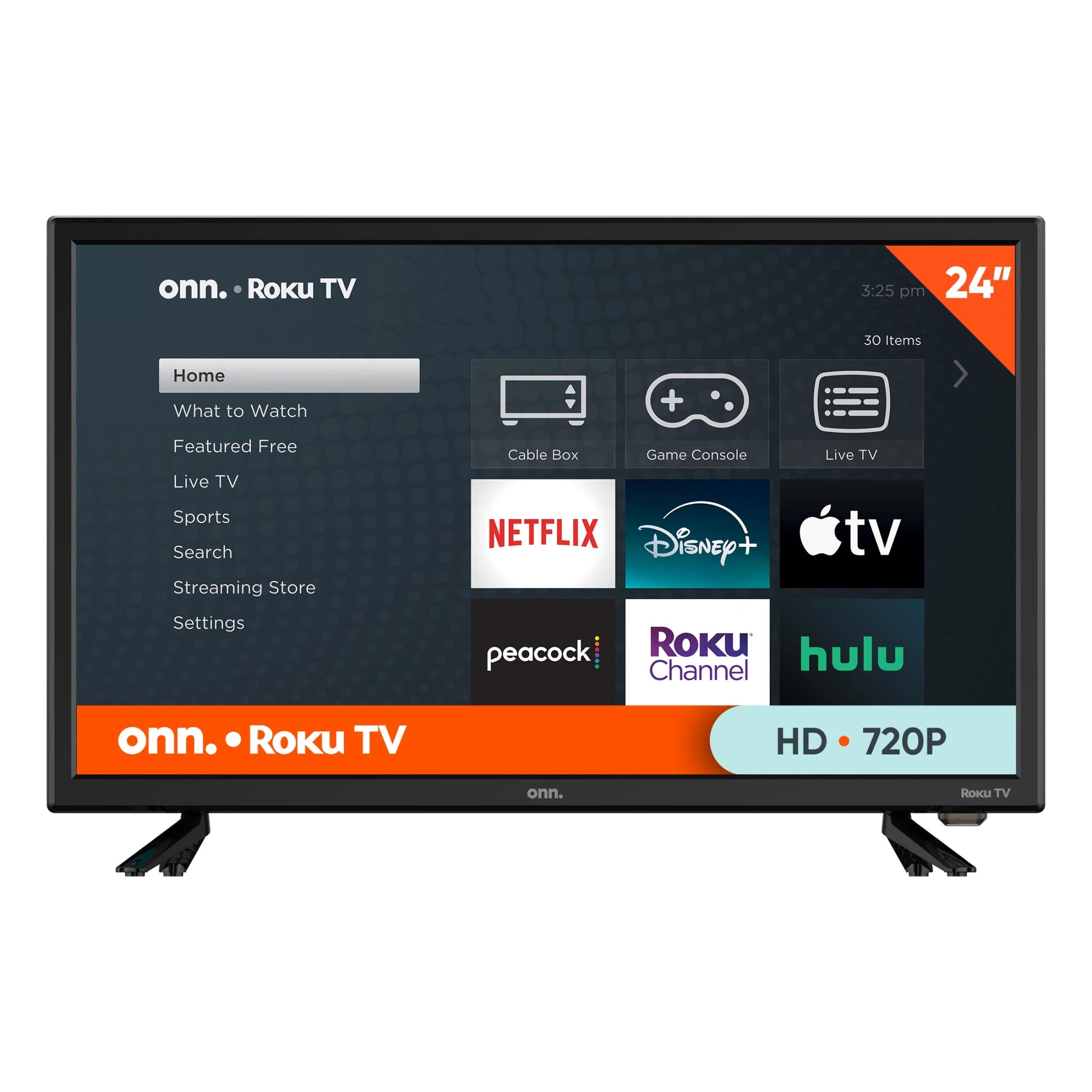 24" HD LED Roku Smart TV - Stunning 720P Clarity!