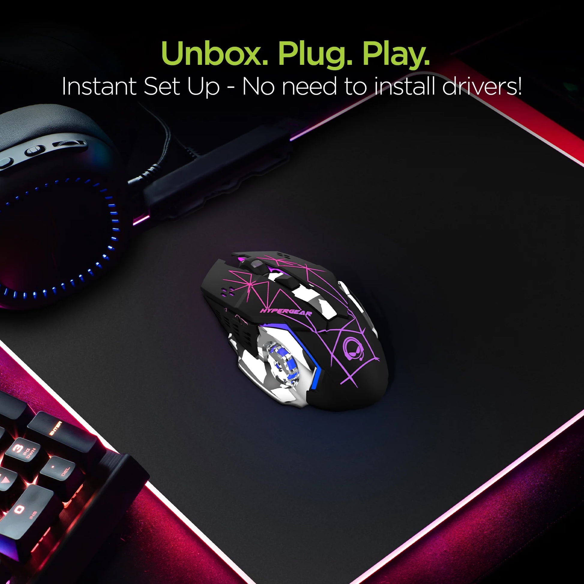 Hypergear Chromium Wireless Gaming Mouse for Extended Gaming Sessions