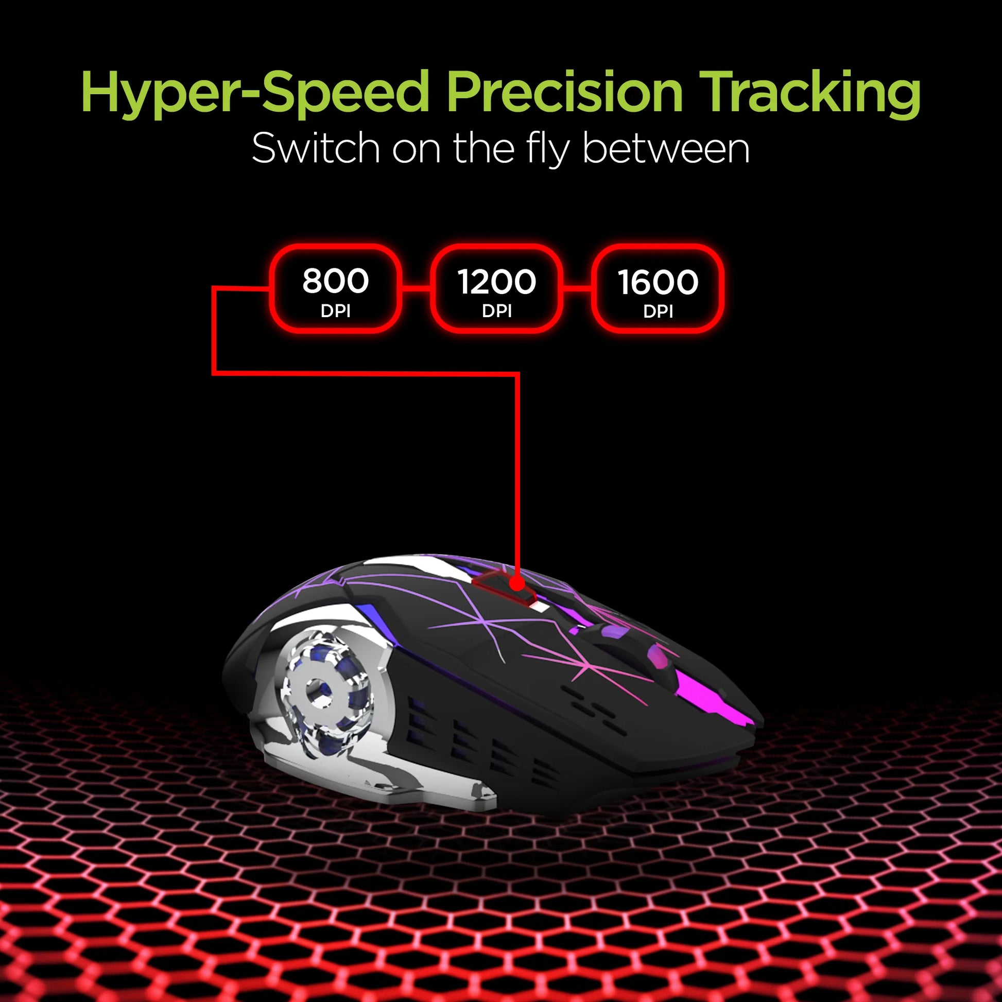 Hypergear Chromium Wireless Gaming Mouse for Extended Gaming Sessions