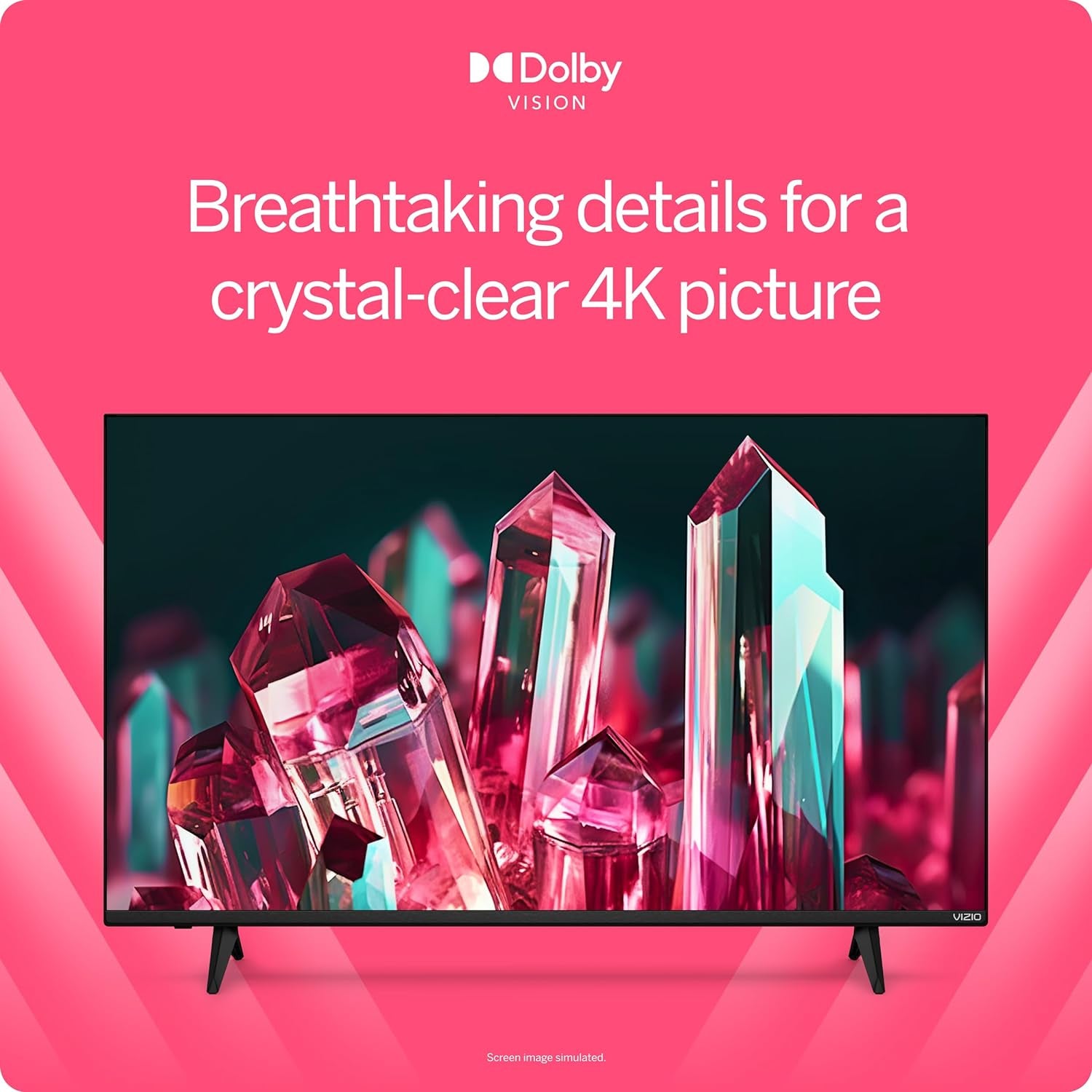 50-Inch 4K UHD V-Series Smart TV - Voice Remote, Dolby Vision, HDR10+, Alexa Compatible - 2022 Model