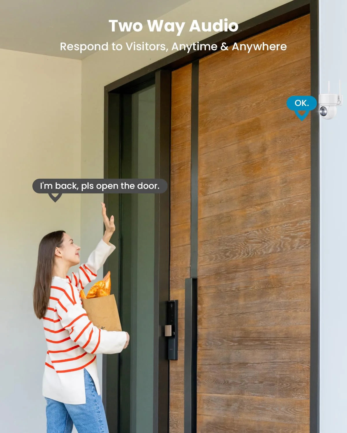 2K Wireless Outdoor Security Camera - Solar-Powered, 360° PTZ, Color Night Vision & Motion Sensor for Ultimate Home Surveillance