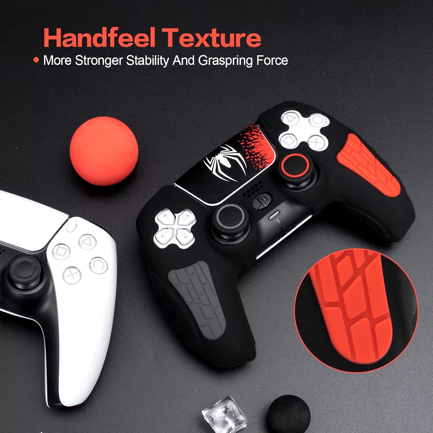Level Up Your PS5 Game with Our Anti-Slip Silicone Controller Cover & Thumb Grip Caps! 🎮✨