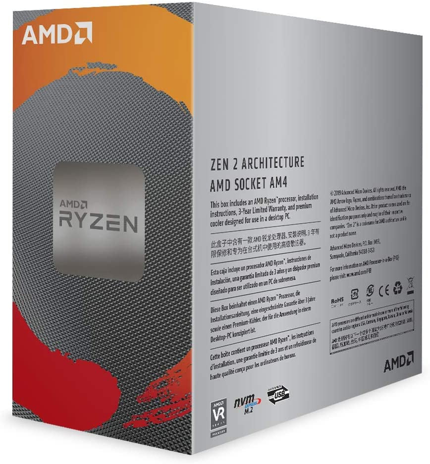 Powerful Ryzen 5 3600 6-Core Processor with Wraith Stealth Cooler - Unlocked Performance for Gamers and Creators