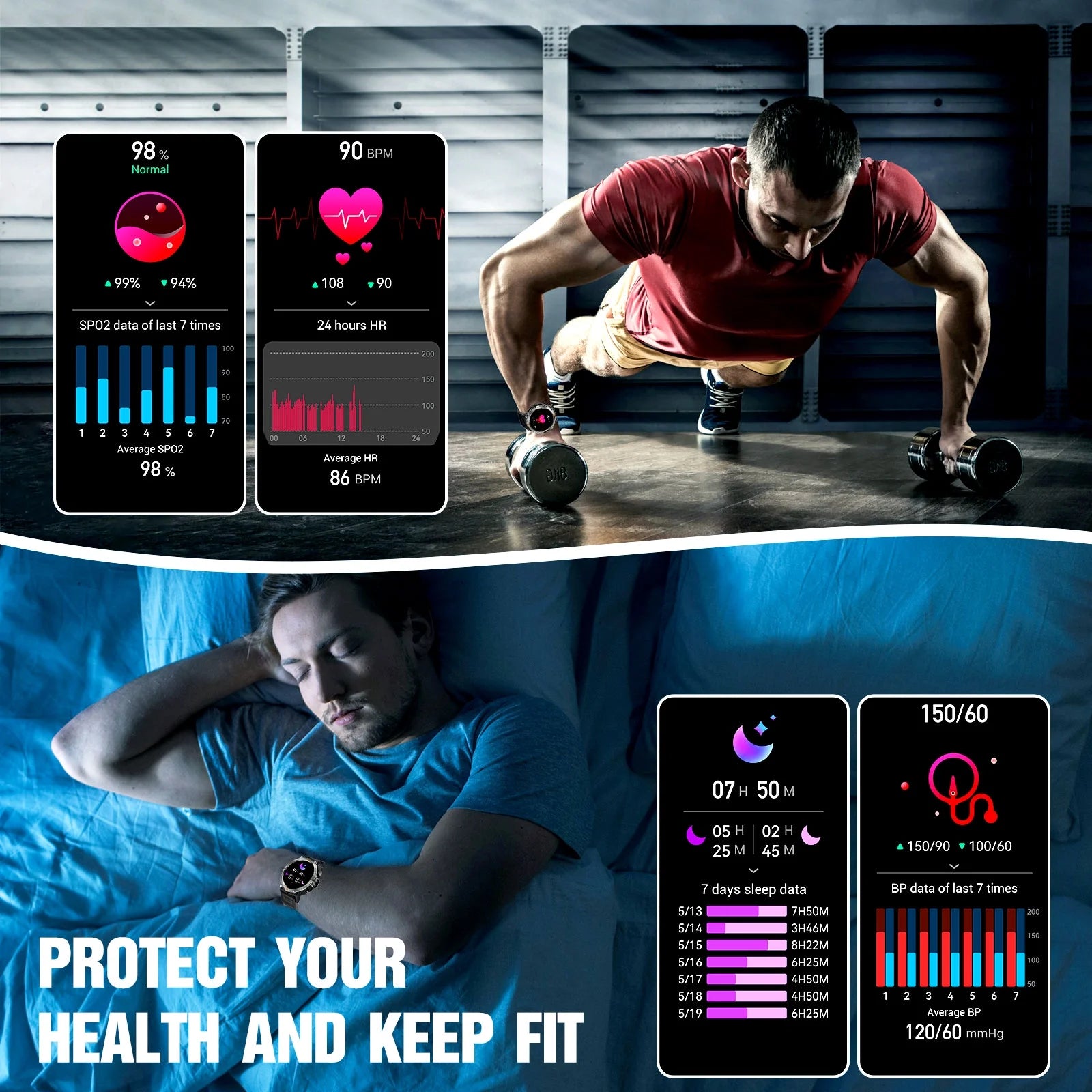 Get Ready to Elevate Your Fitness Game with Our Rugged Black Smart Watch! 🖤⌚️ #FitnessGoals #SmartWatch