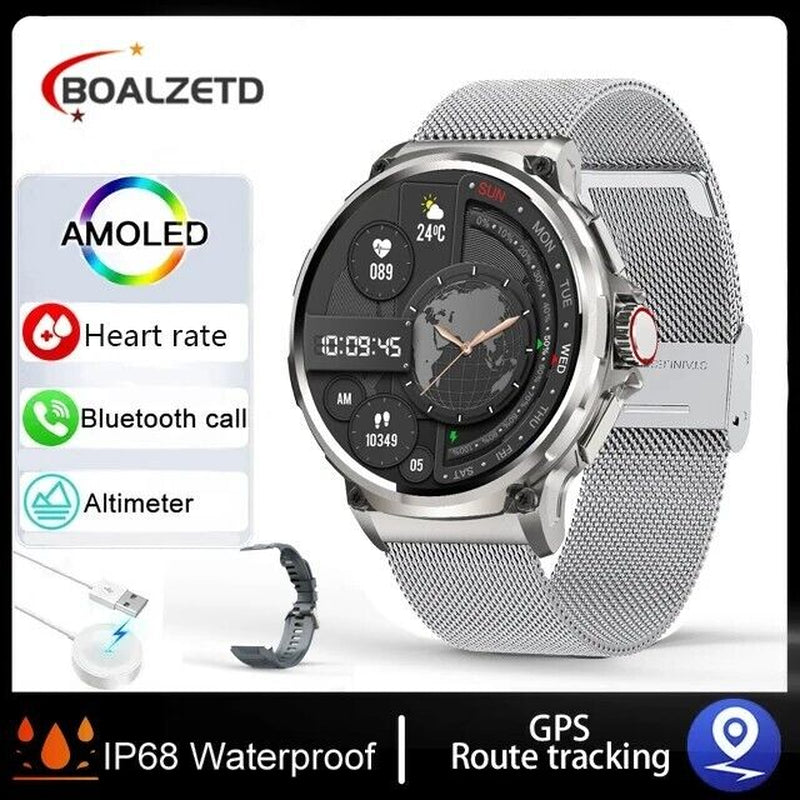 Level up your fitness game with the 1.85" Ultra HD Smartwatch! 📱💪 Stay connected with Bluetooth calls, track your health, and crush your gym goals! 🎁 Perfect gift for the active lifestyle! #Smartwatch #FitnessGoals #HealthTech