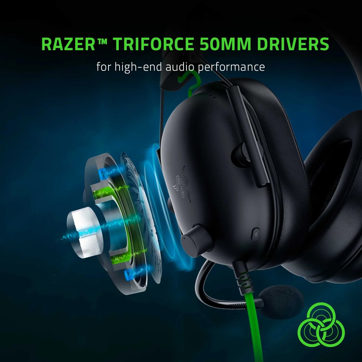 Blackshark V2 X Wired Esports Headset - Multi-Platform Compatibility, 3.5mm Jack, Sleek Black Design