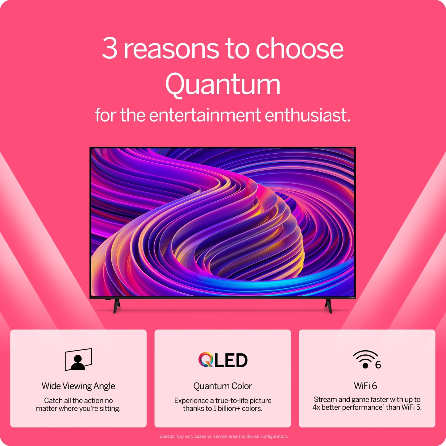 55" Quantum 4K QLED HDR Smart TV - Stunning Picture Quality & Smart Features!
