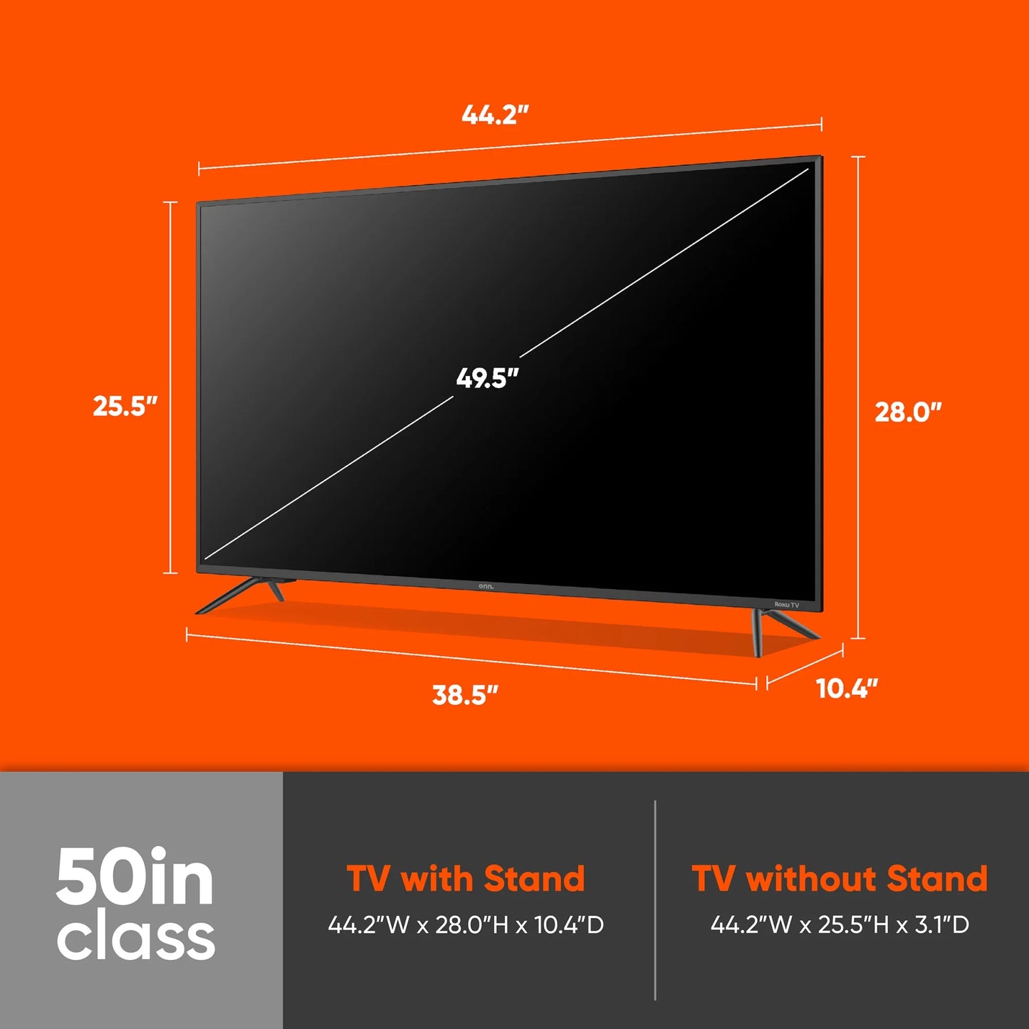 50" 4K UHD LED Roku Smart TV with HDR - Stunning Picture Quality and Endless Entertainment