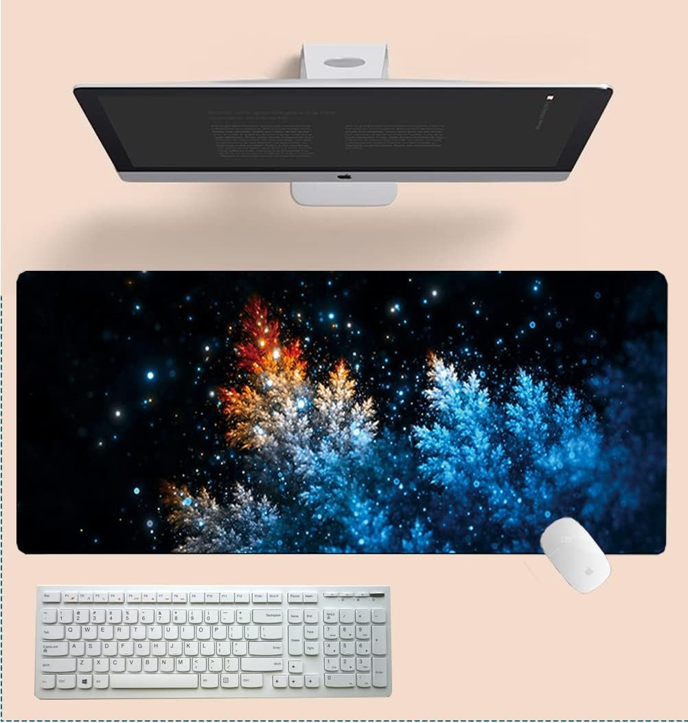 Transform Your Workspace with Our Stylish Large Desk Pad Mat! Perfect for Work, Writing, and Gaming - Waterproof & Durable! 35.4" X 15.7