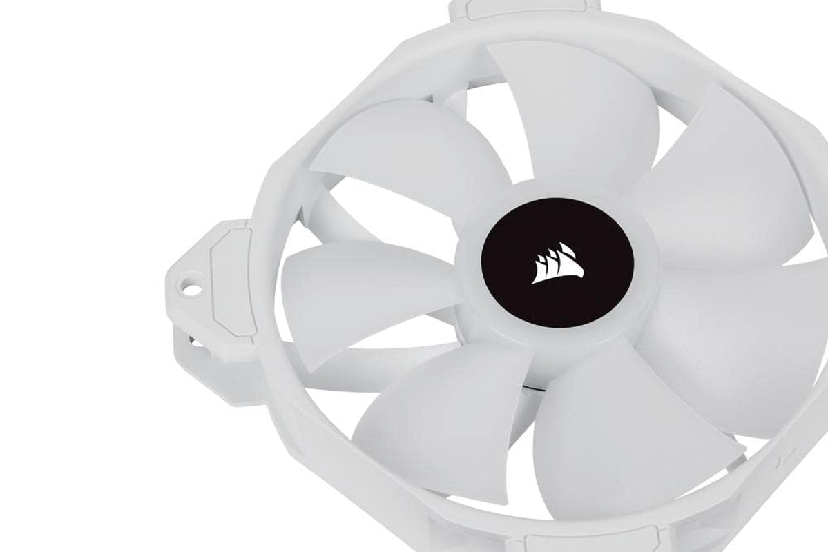 Icue SP120 RGB Elite 120mm White PWM Performance Fan - Enhance Your PC's Cooling and Aesthetics!