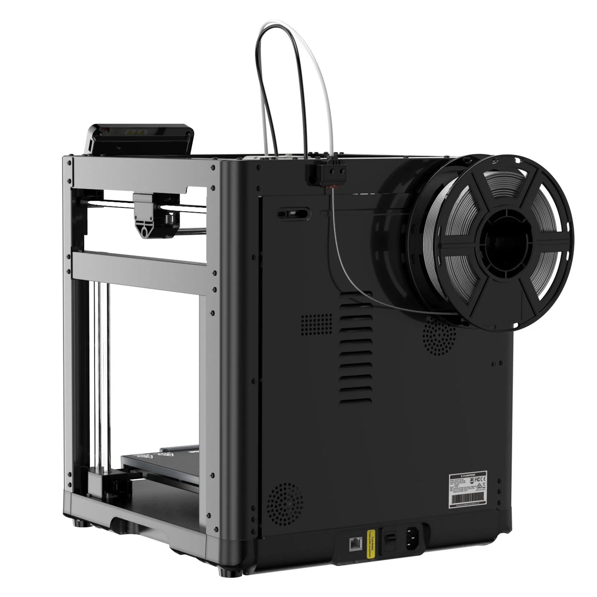 High-Speed Adventurer 5M 3D Printer - 600mm/s, Compact 8.7" Cube, Sleek Black Design