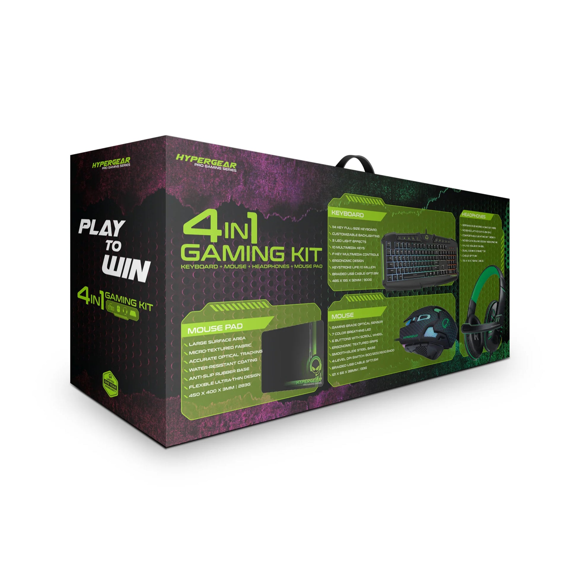 Hypergear 2021 4-in-1 Gaming Kit