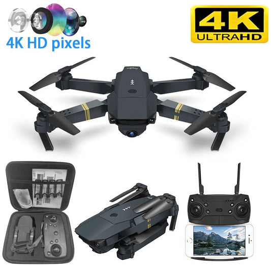 4K Camera Drone for Adults - Foldable Mini Quadcopter with Wifi FPV, Multiple Flight Modes & 3D Flip - Perfect Gift for Kids & Beginners!
