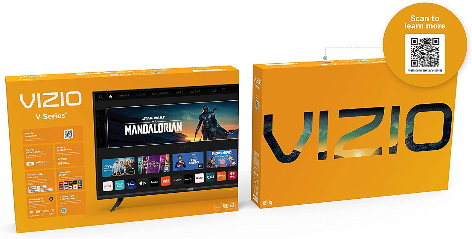 50-Inch 4K UHD V-Series Smart TV - Voice Remote, Dolby Vision, HDR10+, Alexa Compatible - 2022 Model