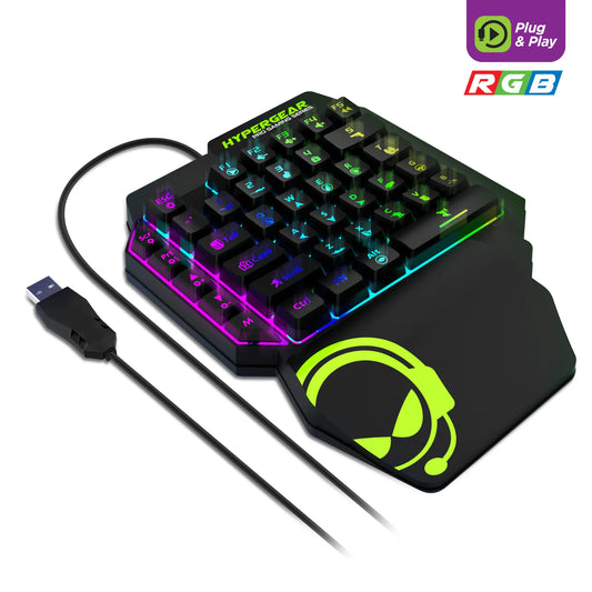 Hypergear Keyvictory One-Handed Gaming Keypad - Elevate Your Game with Precision Control!