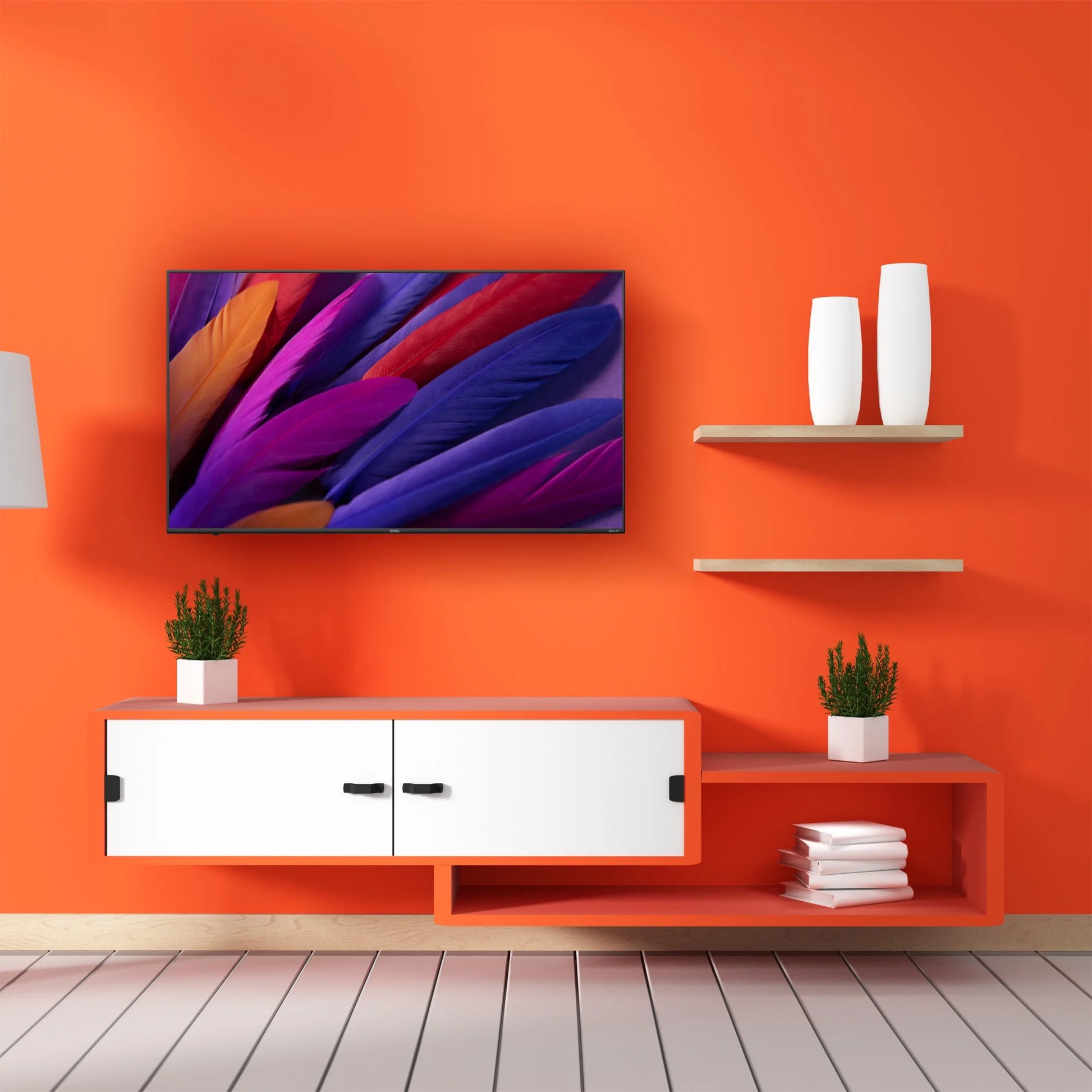Experience Stunning Clarity with 65” 4K UHD LED Roku Smart TV with HDR