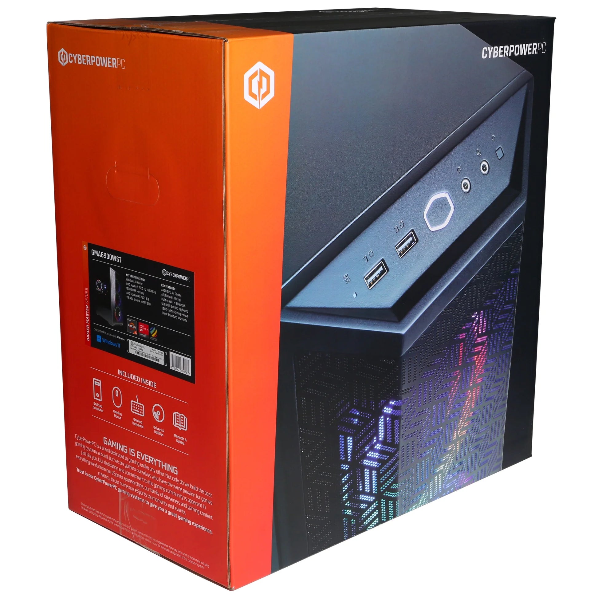 Unleash Your Gaming Potential with the Gamer Master Desktop: AMD Ryzen 5-7600, 16GB DDR5, 1TB SSD! 🎮💥