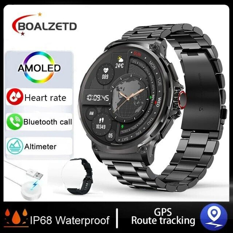 Level up your fitness game with the 1.85" Ultra HD Smartwatch! 📱💪 Stay connected with Bluetooth calls, track your health, and crush your gym goals! 🎁 Perfect gift for the active lifestyle! #Smartwatch #FitnessGoals #HealthTech