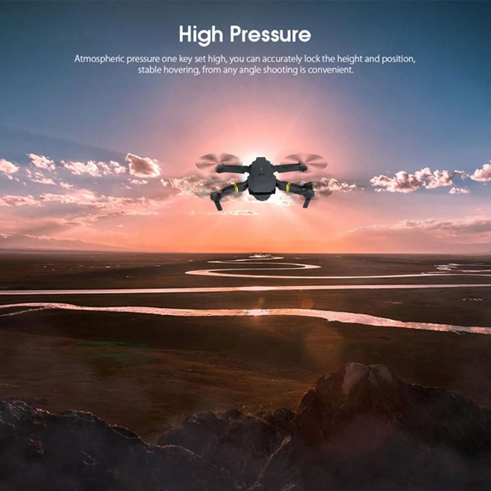 4K Camera Drone for Adults - Foldable Mini Quadcopter with Wifi FPV, Multiple Flight Modes & 3D Flip - Perfect Gift for Kids & Beginners!