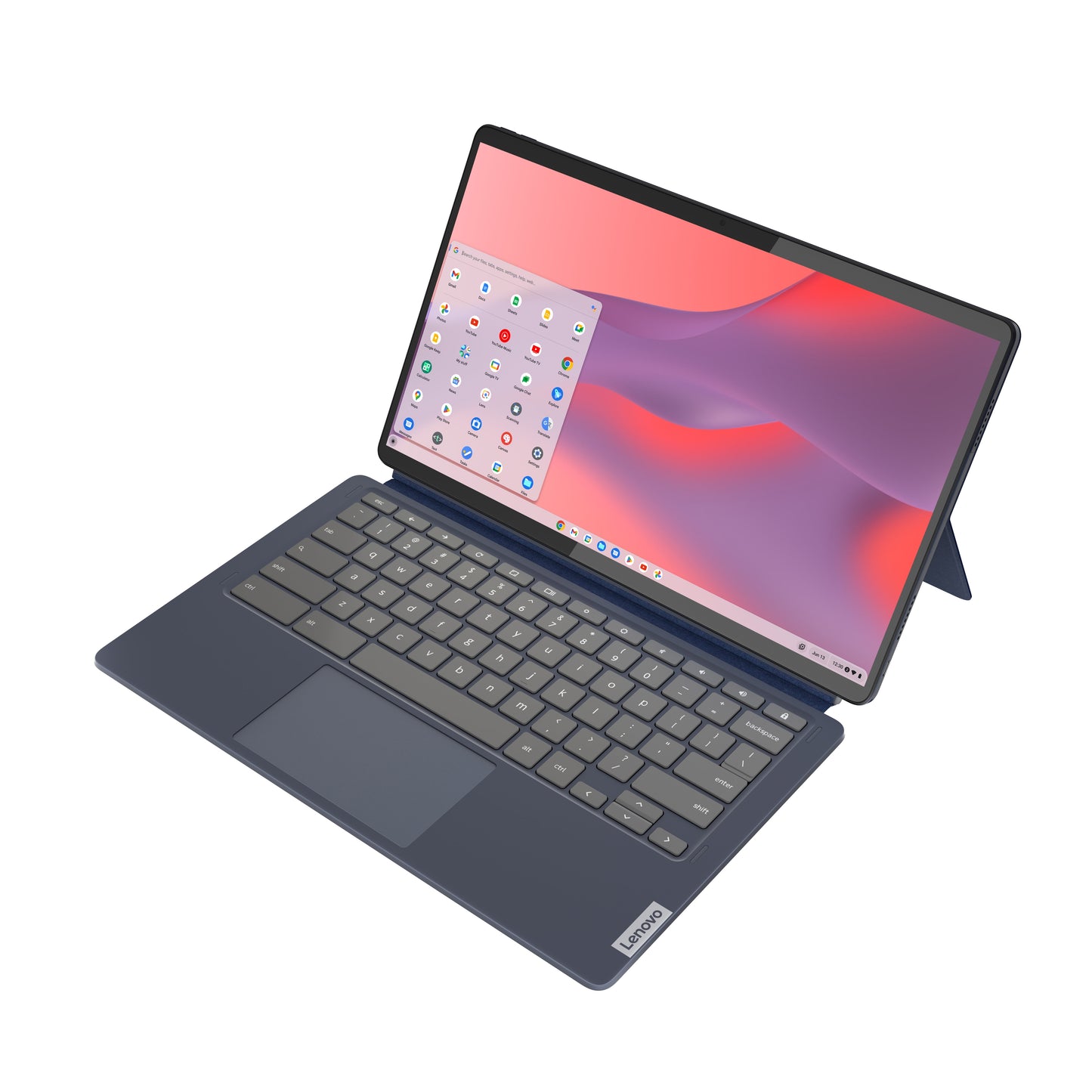 Unleash your creativity with the Ideapad Duet 5 Chromebook! 🌟 Featuring a stunning 13.3" FHD OLED touchscreen, powerful Qualcomm Snapdragon, and sleek Abyss Blue design. Perfect for work and play! 💻✨ #Chromebook #TechTrends