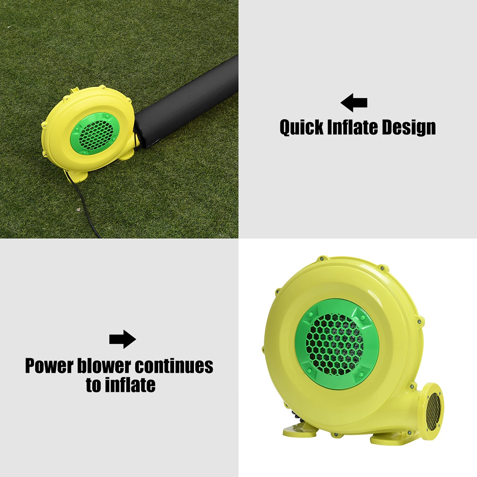 20FT Inflatable Outdoor Projector Screen with Blower - Perfect for Home Theater Experience!