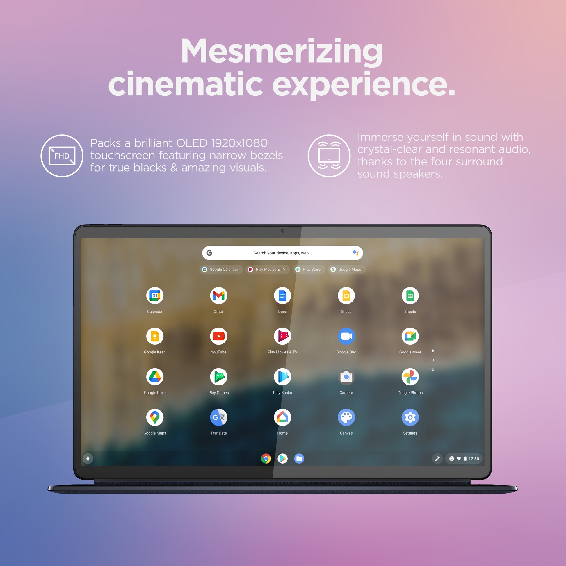 Unleash your creativity with the Ideapad Duet 5 Chromebook! 🌟 Featuring a stunning 13.3" FHD OLED touchscreen, powerful Qualcomm Snapdragon, and sleek Abyss Blue design. Perfect for work and play! 💻✨ #Chromebook #TechTrends