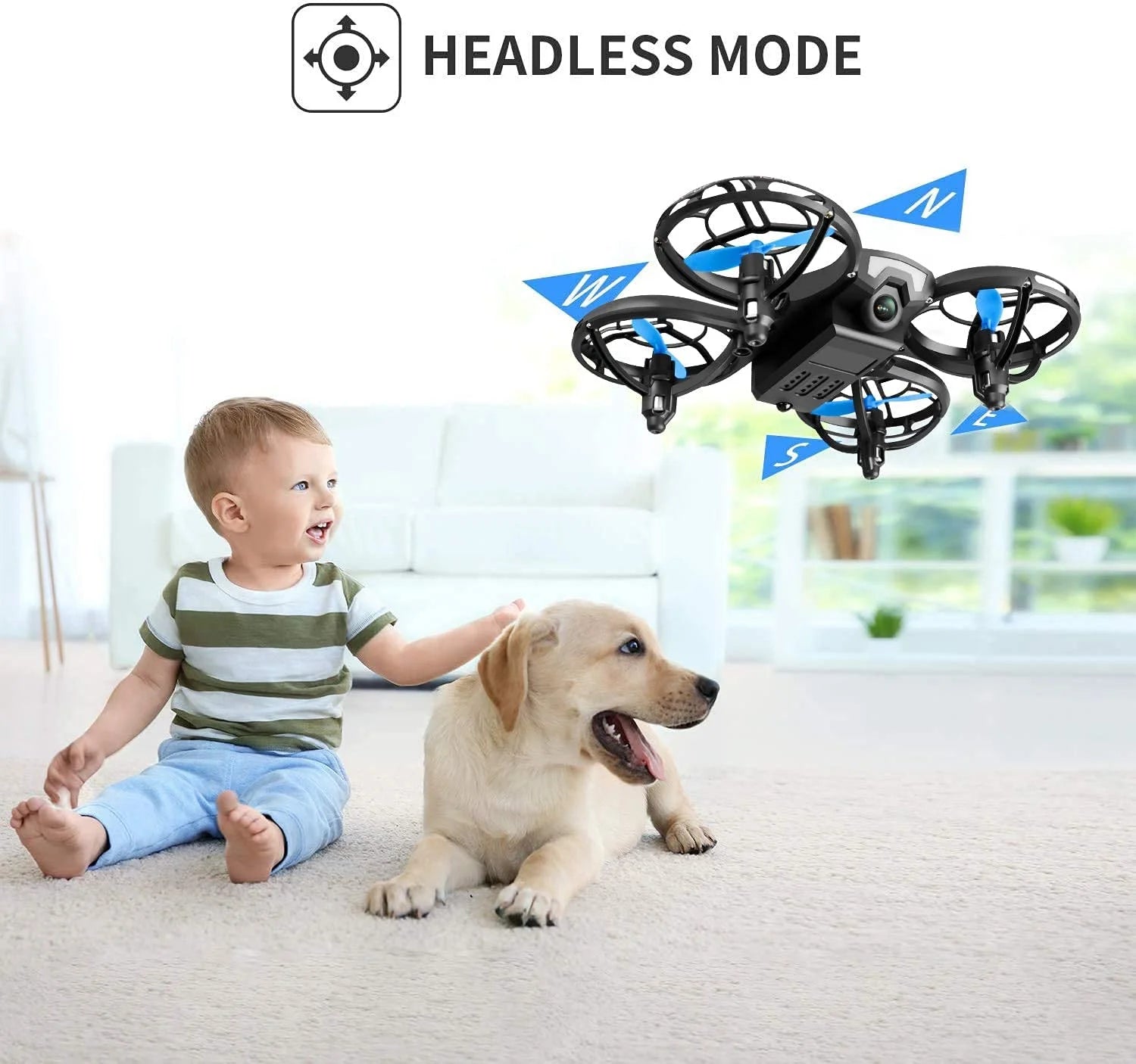Experience the Sky: Mini Drone with 720P HD Camera - FPV Real-Time Video & 3 Modular Batteries - Perfect for All Ages!