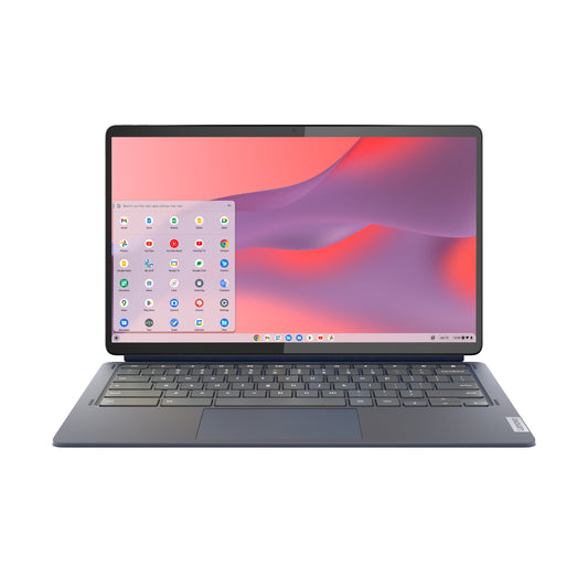 Unleash your creativity with the Ideapad Duet 5 Chromebook! 🌟 Featuring a stunning 13.3" FHD OLED touchscreen, powerful Qualcomm Snapdragon, and sleek Abyss Blue design. Perfect for work and play! 💻✨ #Chromebook #TechTrends
